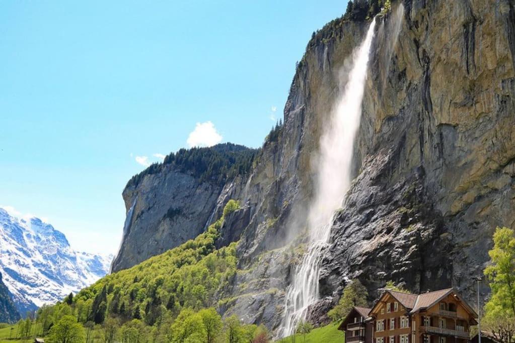 Breathtaking Waterfall Apartment Nr.2 라우터브루넨 외부 사진