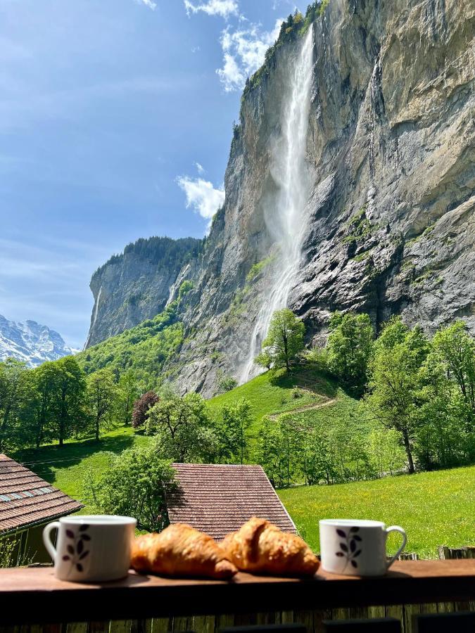 Breathtaking Waterfall Apartment Nr.2 라우터브루넨 외부 사진